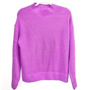 Cable Knit Women's Purple Sweater NWOT